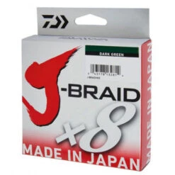 Daiwa - Lijn Gevlochten J-Braid X8 Dark Green 150m - Daiwa