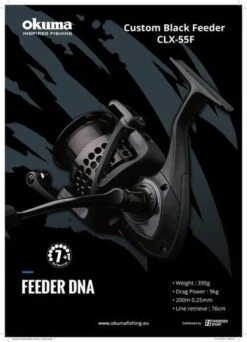 Okuma - Slip Vooraan Custom Black Feeder CLXF - Okuma 5 Okuma - Slip Vooraan Custom Black Feeder CLXF - Okuma -Aanbevolen Winkels Voor Visuitrusting 1266228091
