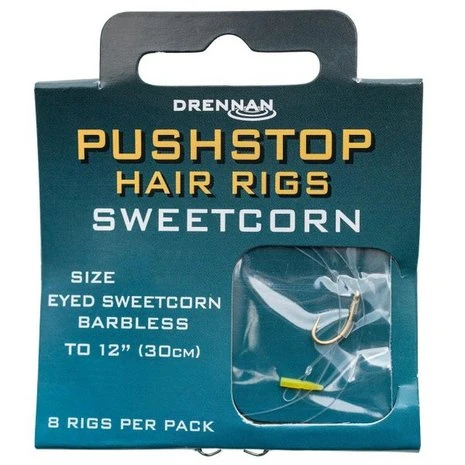 Drennan - Onderlijnen Pushstop Hair Rigs Sweetcorn - Drennan 3 Drennan - Onderlijnen Pushstop Hair Rigs Sweetcorn - Drennan