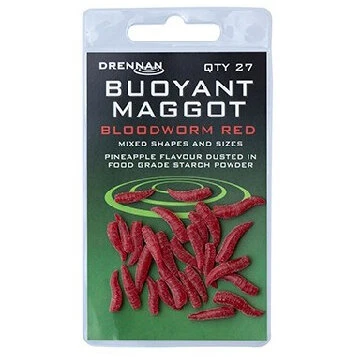 Drennan - Kunstaas Buoyant Maggot Bloodworm Red- Drennan 4 Drennan - Kunstaas Buoyant Maggot Bloodworm Red- Drennan - Afbeelding 2