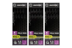 Matrix - Onderlijn MXC-1 Barbless 10cm Pole Rigs - Matrix