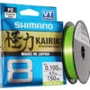 Shimano - Lijn Gevlochten Kairiki 8 Mantis Green - 150m - Shimano -Aanbevolen Winkels Voor Visuitrusting 1943405565
