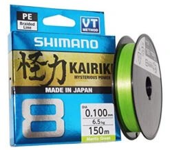 Shimano - Lijn Gevlochten Kairiki 8 Mantis Green - 150m - Shimano