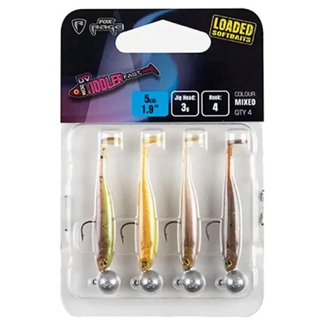 Fox Rage - Shads Micro Tiddler Fast Loaded UV Mixed Colour Pack - 4cm - 3gr - Fox Rage 3 Fox Rage - Shads Micro Tiddler Fast Loaded UV Mixed Colour Pack - 4cm - 3gr - Fox Rage