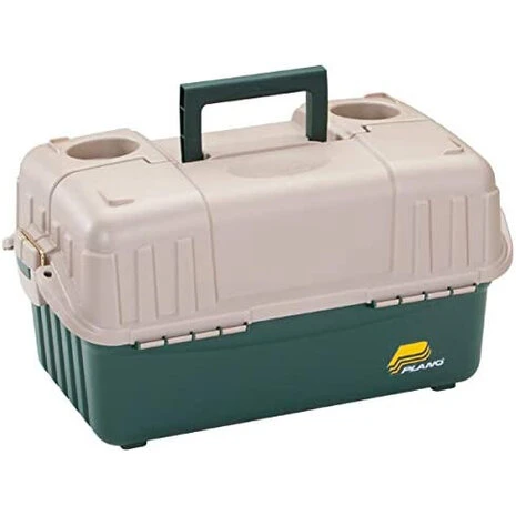 Plano - Six Tray Hip Roof Tacklebox Green / Sandstone - Plano 4 Plano - Six Tray Hip Roof Tacklebox Green / Sandstone - Plano - Afbeelding 2