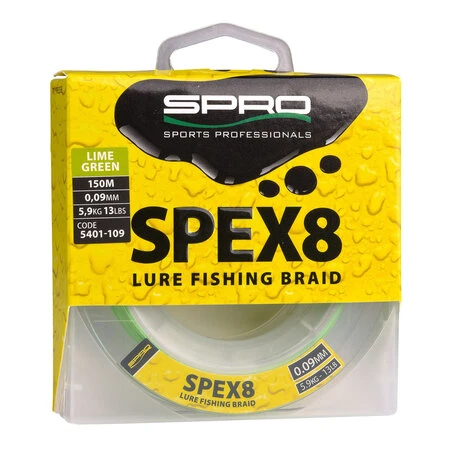 SPRO - Lijn Gevlochten SPEX8 Braid Lime Green - 150m - SPRO 6 SPRO - Lijn Gevlochten SPEX8 Braid Lime Green - 150m - SPRO - Afbeelding 4