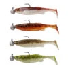Savage Gear - Softbaits Fat Minnow T-Tail RTF Sinking Clearwater Mix 5gr + 7,5gr - Savage Gear -Aanbevolen Winkels Voor Visuitrusting 1961746767