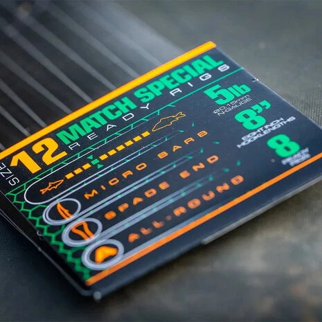 Guru - Onderlijn 8" Match Special Ready Rig - 20cm - Guru 4 Guru - Onderlijn 8" Match Special Ready Rig - 20cm - Guru - Afbeelding 2