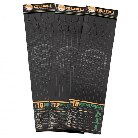 Guru - Onderlijn 8" Match Special Ready Rig - 20cm - Guru 3 Guru - Onderlijn 8" Match Special Ready Rig - 20cm - Guru